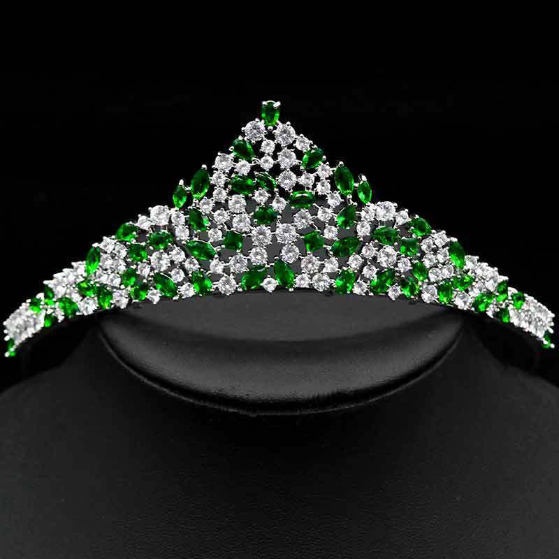 Ensemble de boucles d'oreilles et collier en Zircon brillant, simple et gracieux
