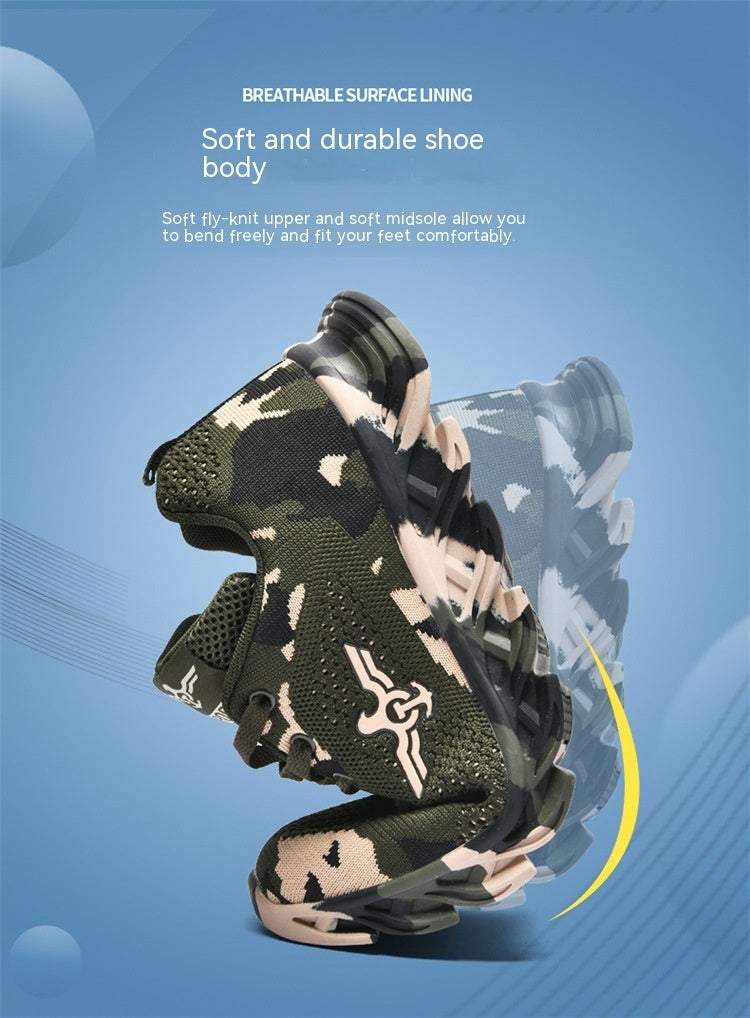 Chaussures de course d'entraînement militaire de camouflage décontracté de sport