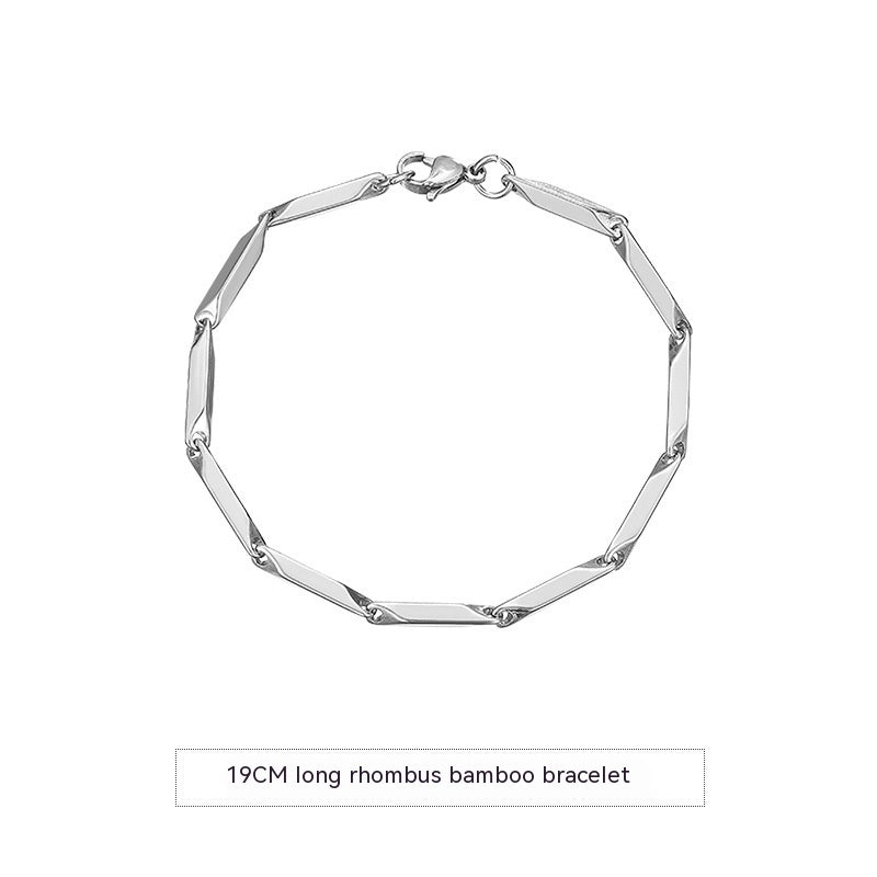 Accessoires d'ornement en titane et acier, tendance, Style Simple, personnalité, sens élevé, accessoires d'ornement européens et américains