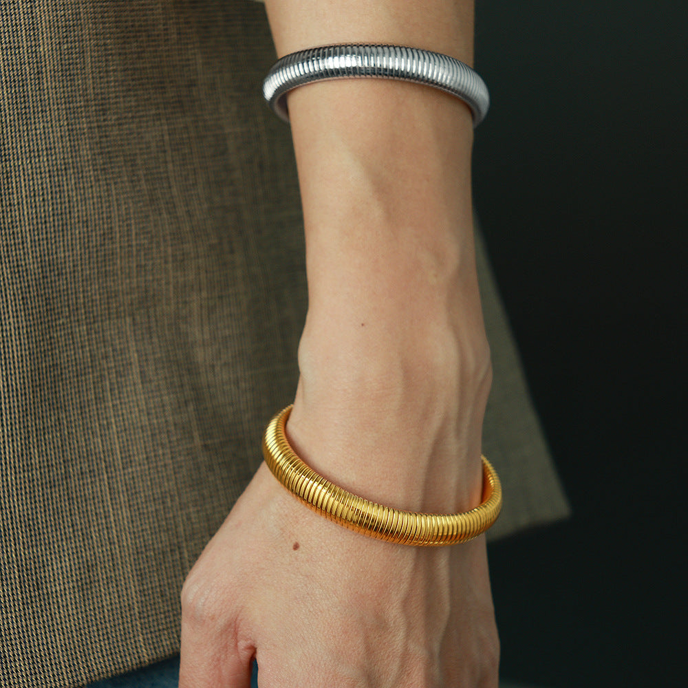 Retro Minimalist Stretch Ring Bracelet
