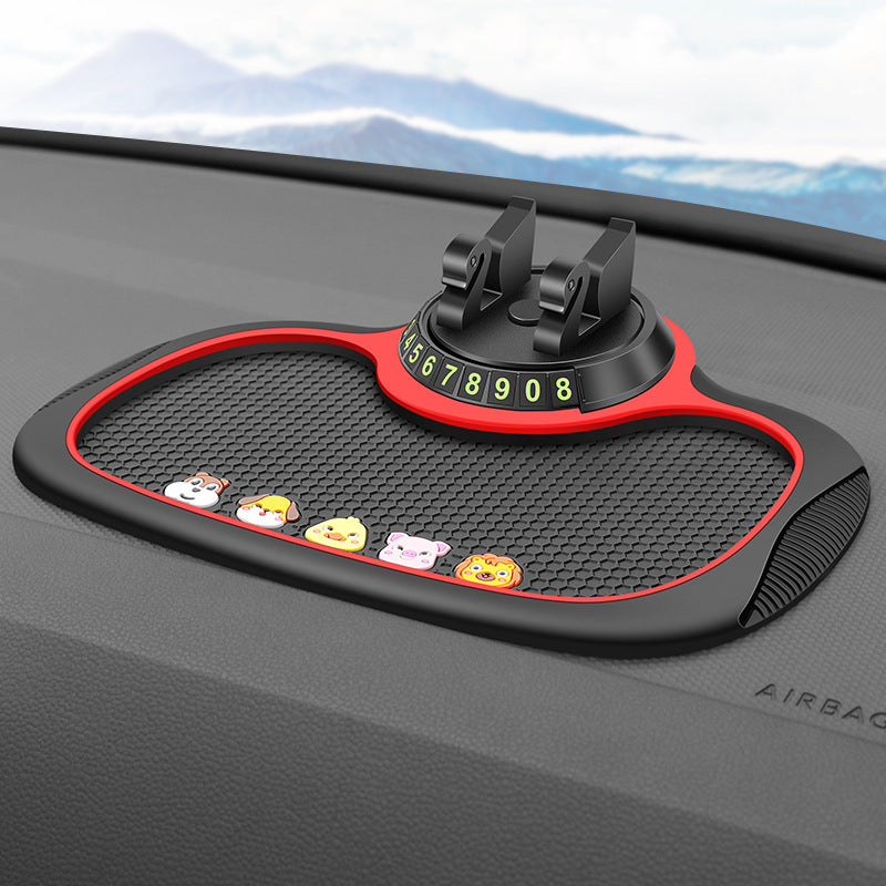 Accessoires de voiture, support de téléphone portable pour tableau de bord, tapis antidérapant