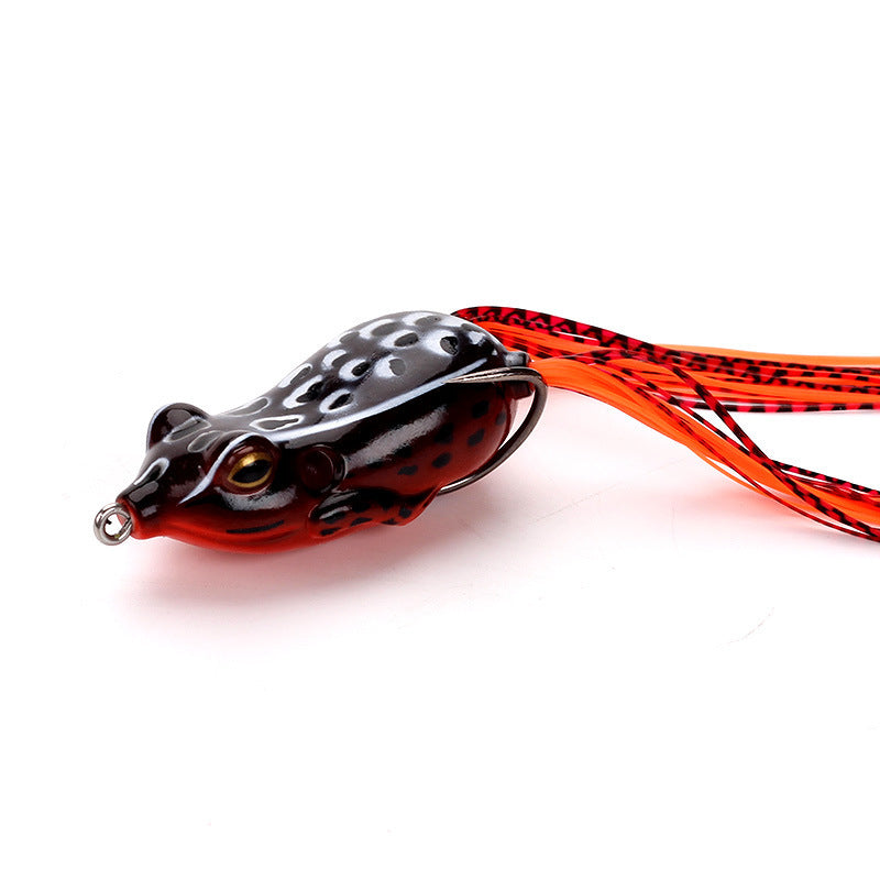 Équipement de pêche nouveau leurre grenouille poisson noir tuer Simulation appât appât de pêche grande grenouille