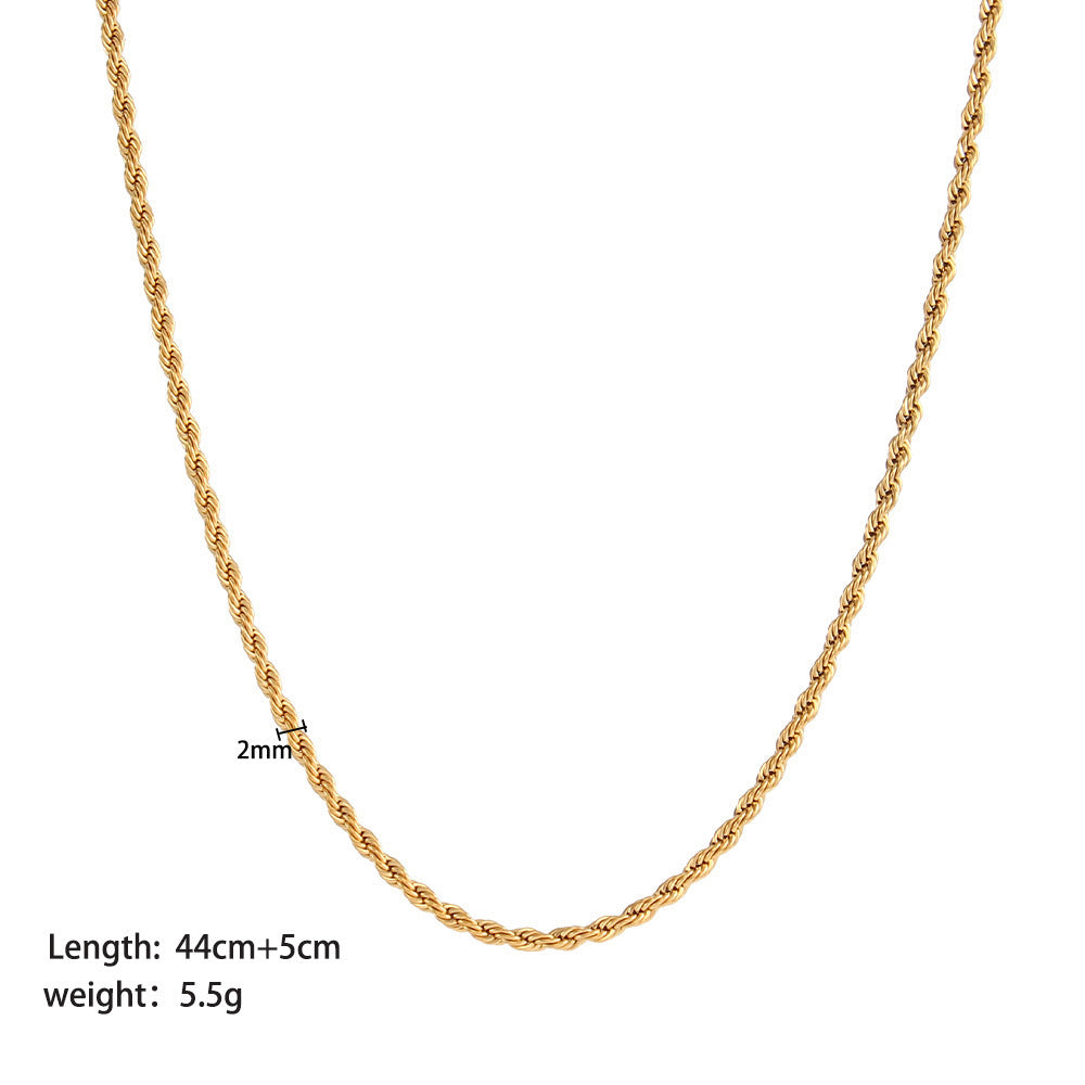 Women's Non-fading Titanium Steel Necklace