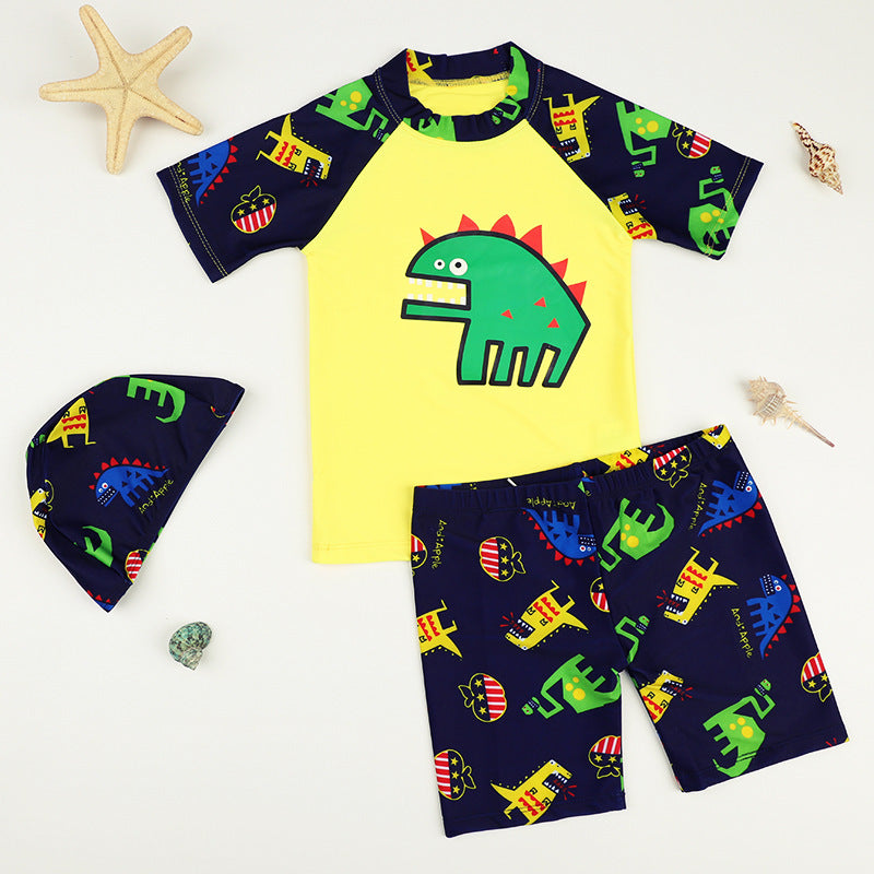 Maillot de bain pour enfants garçons Boxer fendu maillot de bain bébé maillot de bain dessin animé séchage rapide maillot de bain garçon