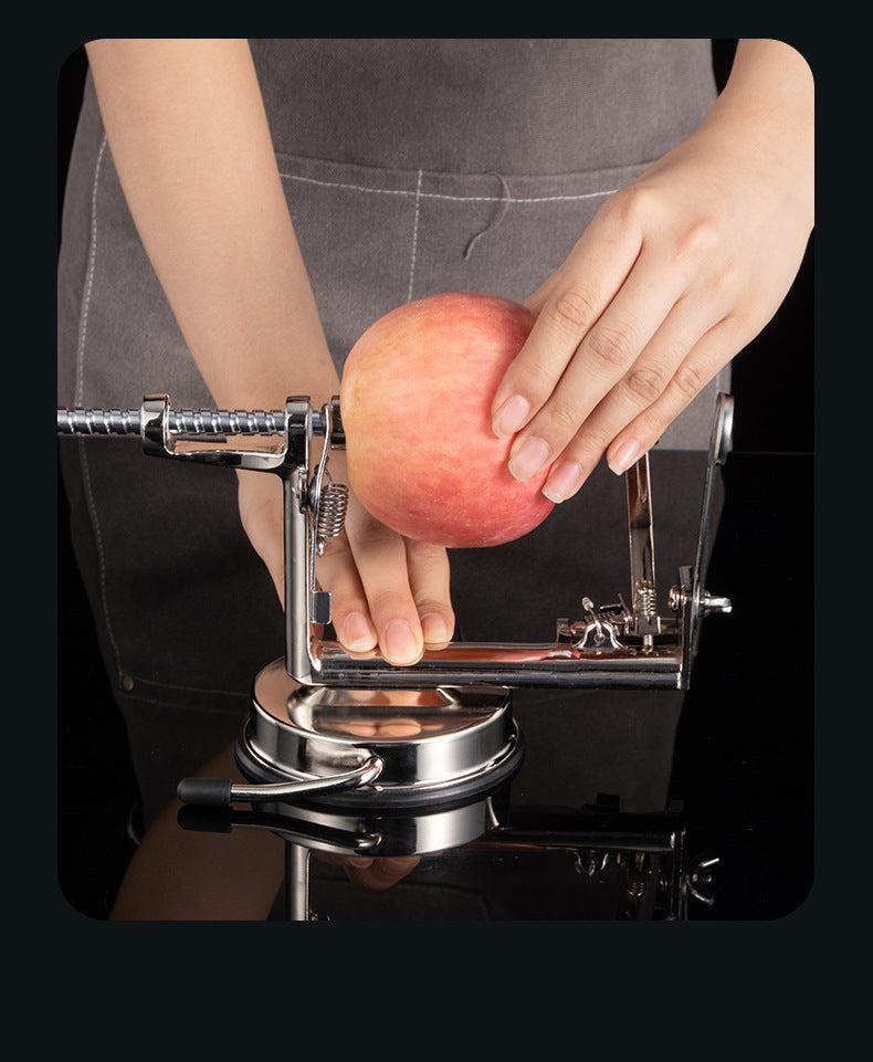 Éplucheur de galvanoplastie à commande manuelle, Gadgets de cuisine manuels multifonctionnels commerciaux trois en un