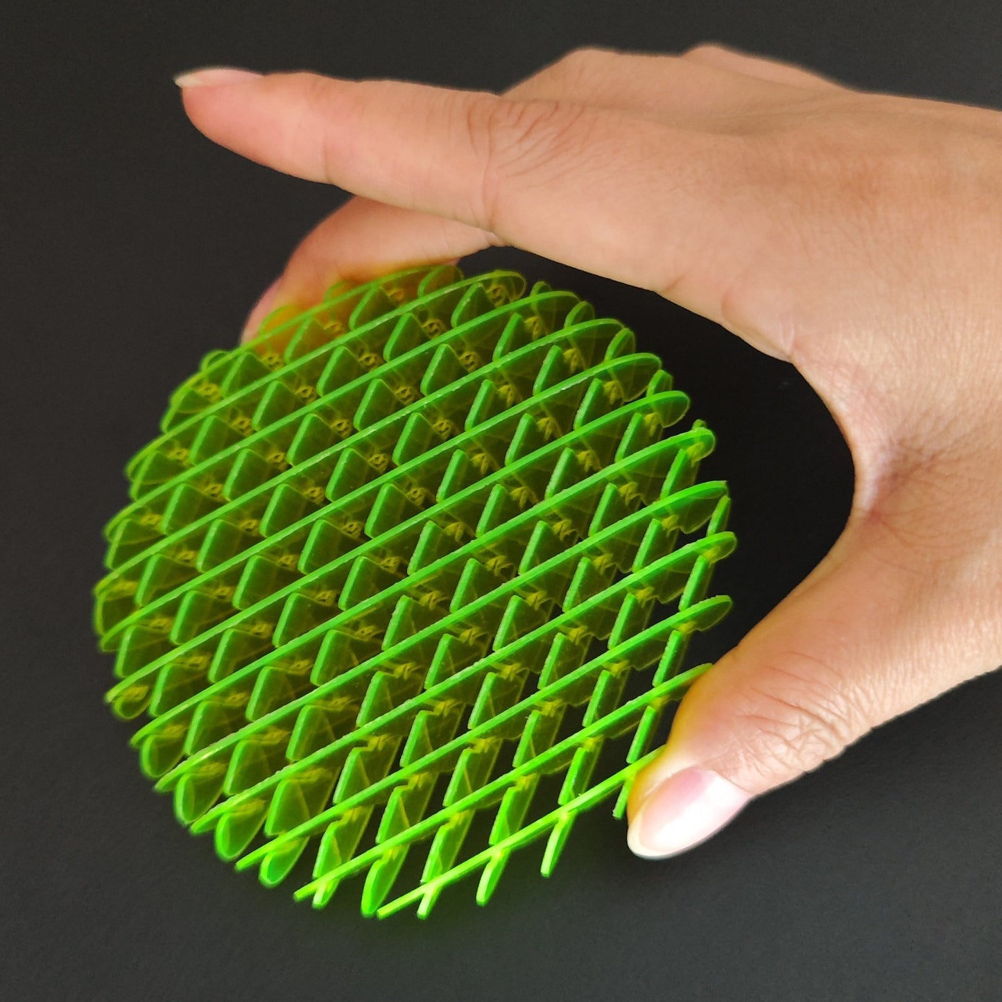 Juguete sensorial de descompresión deformación gusano Popit Vent yema del dedo