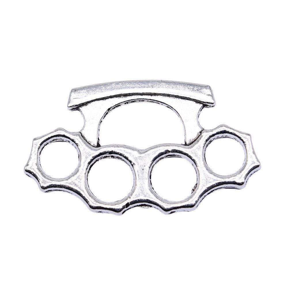 Ornement en argent ancien, accessoires de bricolage, pendentif en laiton épais