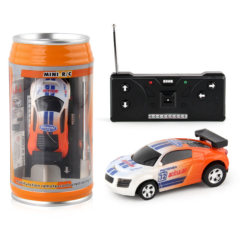 Coke Can Mini RC Car Radio Télécommande Micro Racing Car 4 Fréquences