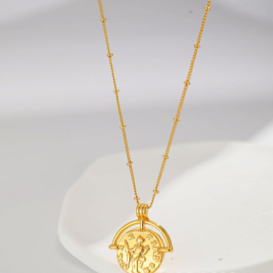 Necklace With French Court Retro And Medieval Style Design