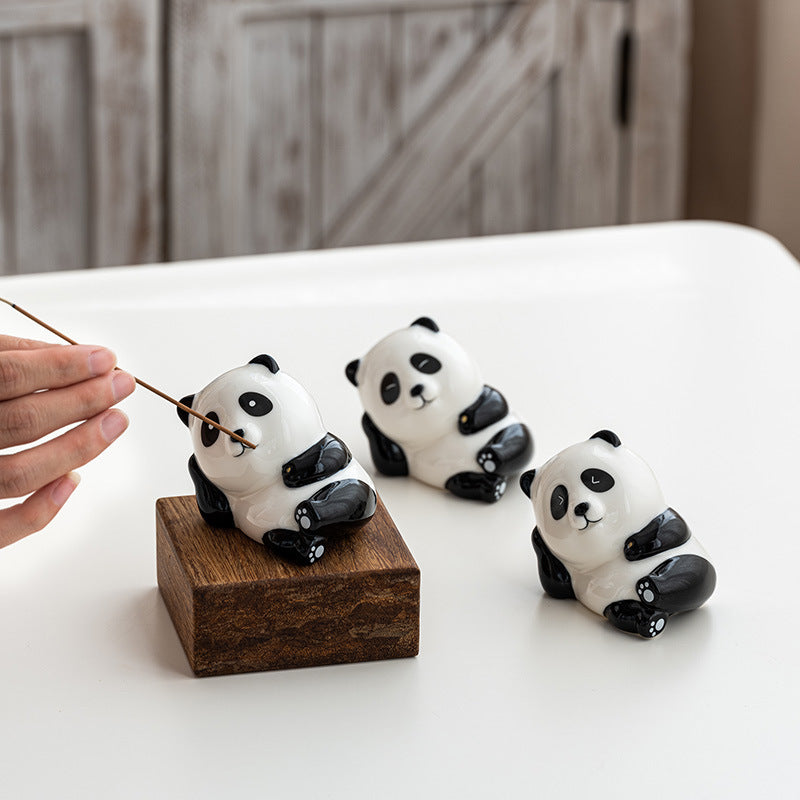 Décoration amusante Panda Encens Déodorant Bureau Aromathérapie