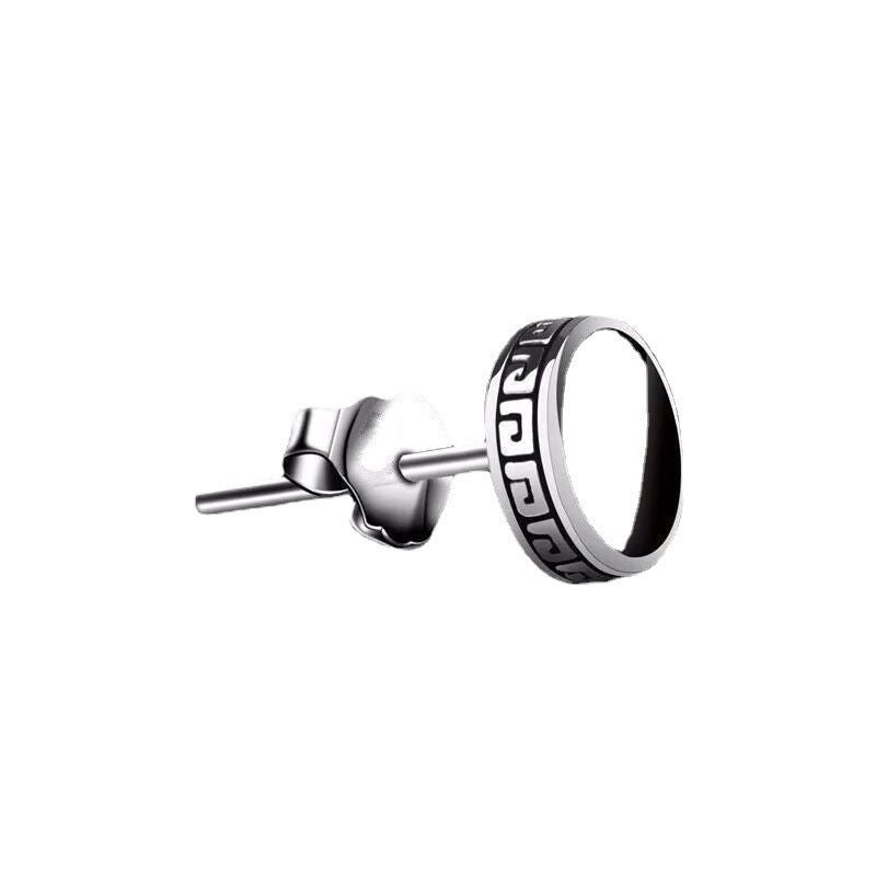 Boucles d'oreilles tendance simples et splendides en argent 925