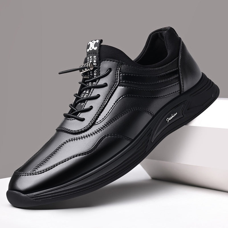 Zapatos con alzas informales de fondo suave para hombre