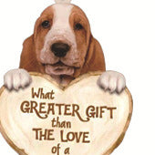 Colgante de llavero acrílico Love Dog