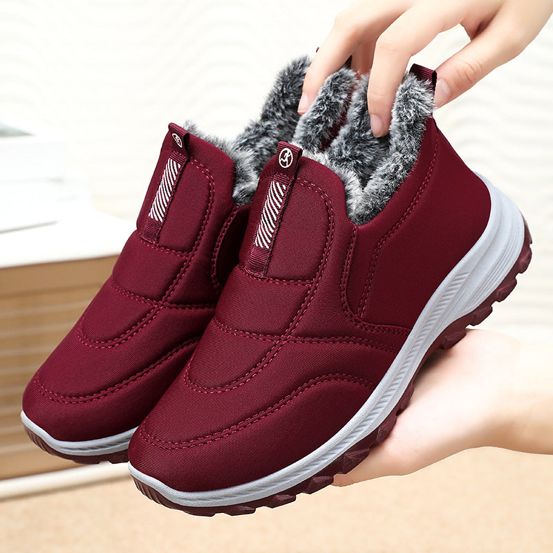 Bottes de neige chaudes à la mode pour femmes