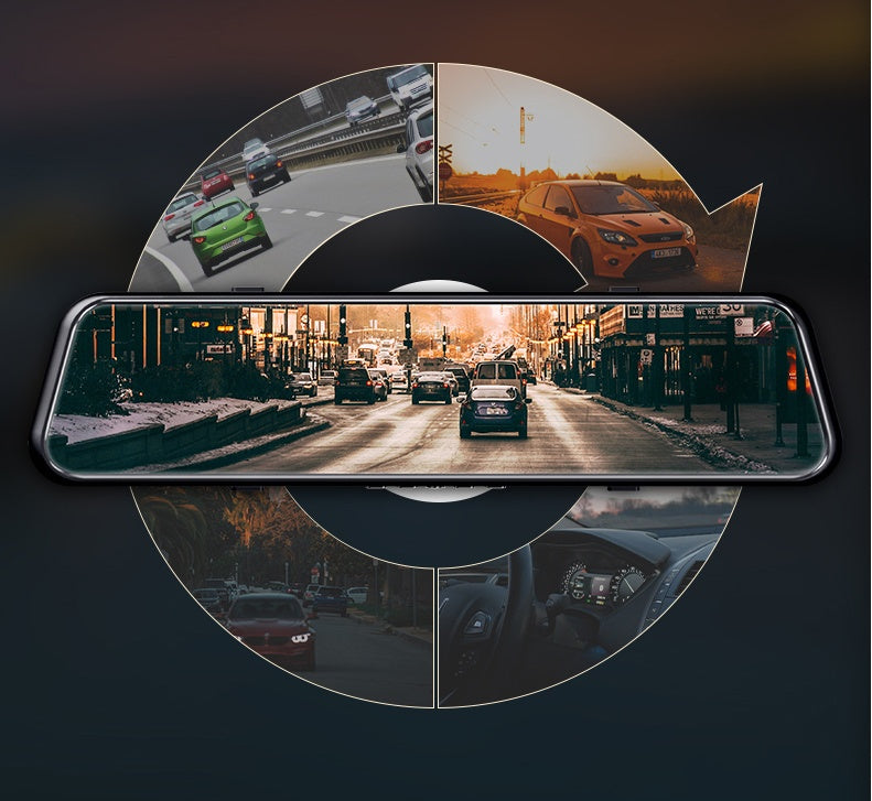 Enregistreur de conduite panoramique HD 360, image inversée