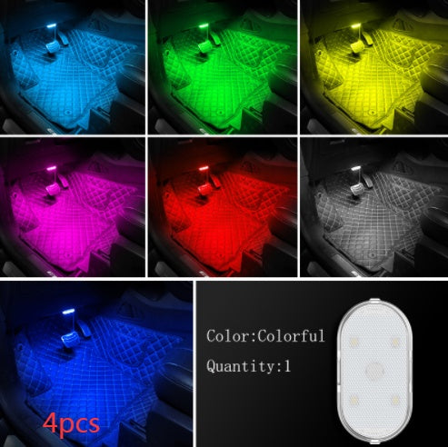 Lampe à capteur tactile sans câblage, libre de coller l'éclairage d'ambiance intégré