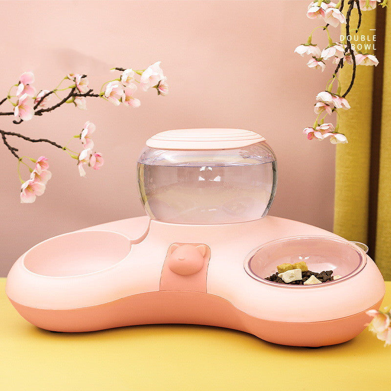 Cuenco Doble De Alimentación Y Agua Potable Automático Crescent