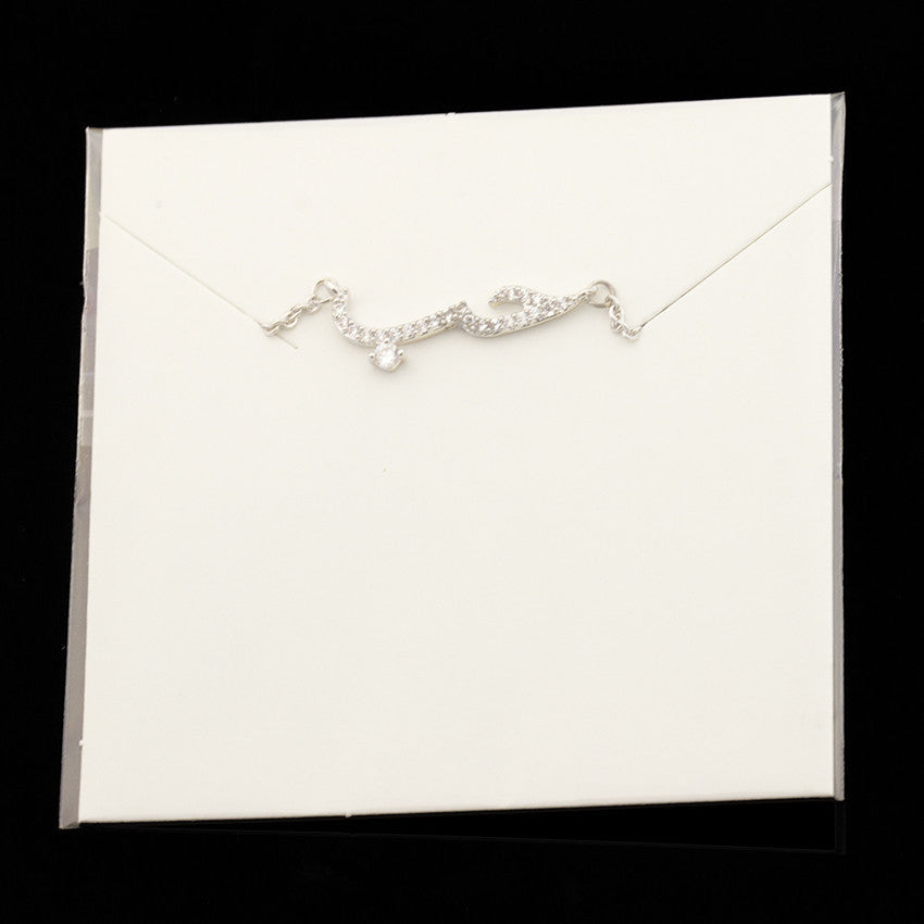 Collier de déclaration d'amour arabe en or Rose, bijoux en Zircon