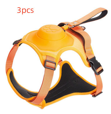 Harnais de collier pour chien, antidéflagrant, poinçon respirant et réglable pour animaux de compagnie, gilet d'entraînement en plein air