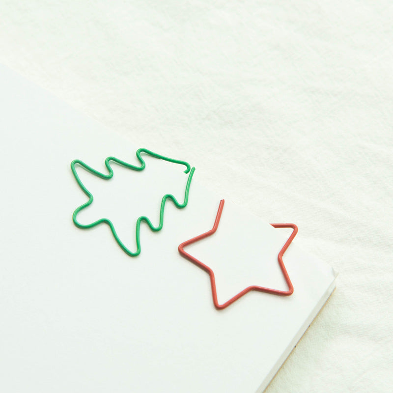 Trombones créatifs de couleur de forme spéciale de noël, 18 pièces