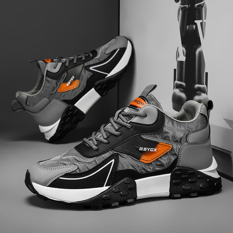Zapatos deportivos casuales con plataforma Daddy para hombre otoño