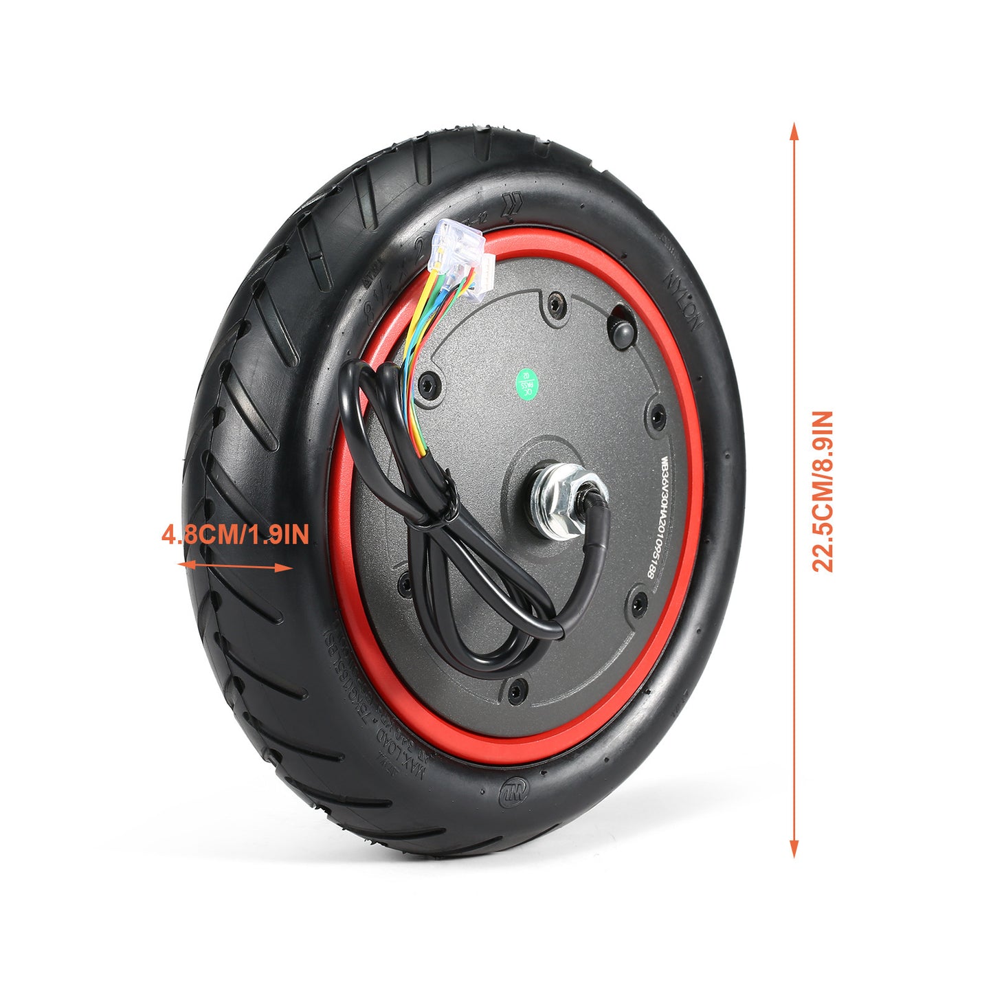 Adecuado para scooters eléctricos con motor de 8,5 pulgadas. 
