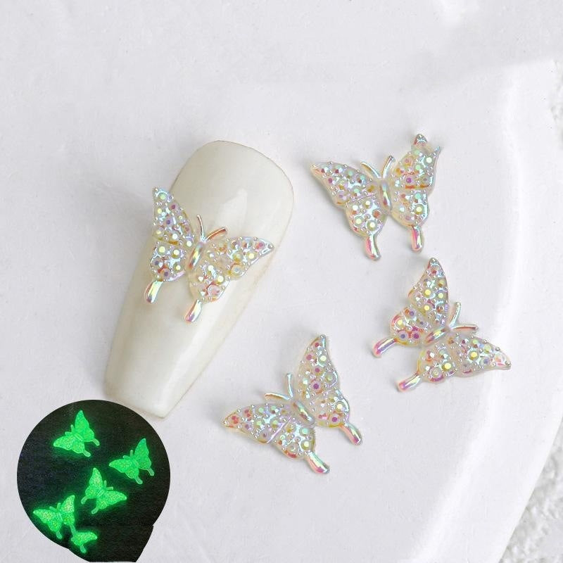 Aurora Butterfly Nail Accessories