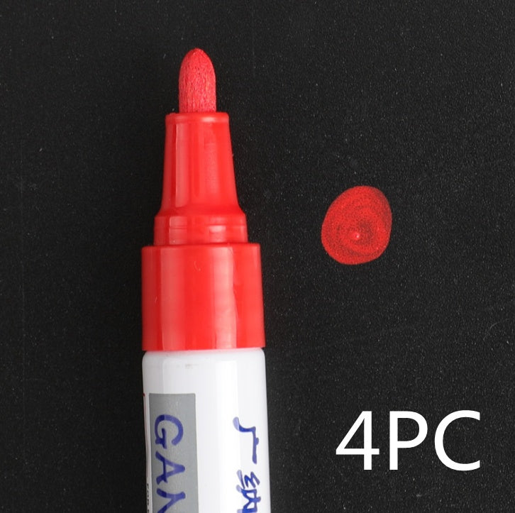Stylo étanche coloré, bande de roulement de pneu de voiture, peinture permanente en métal CD