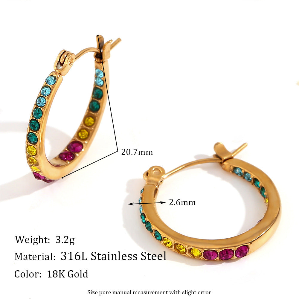 Boucles d'oreilles minimalistes de haute qualité, mode européenne et américaine