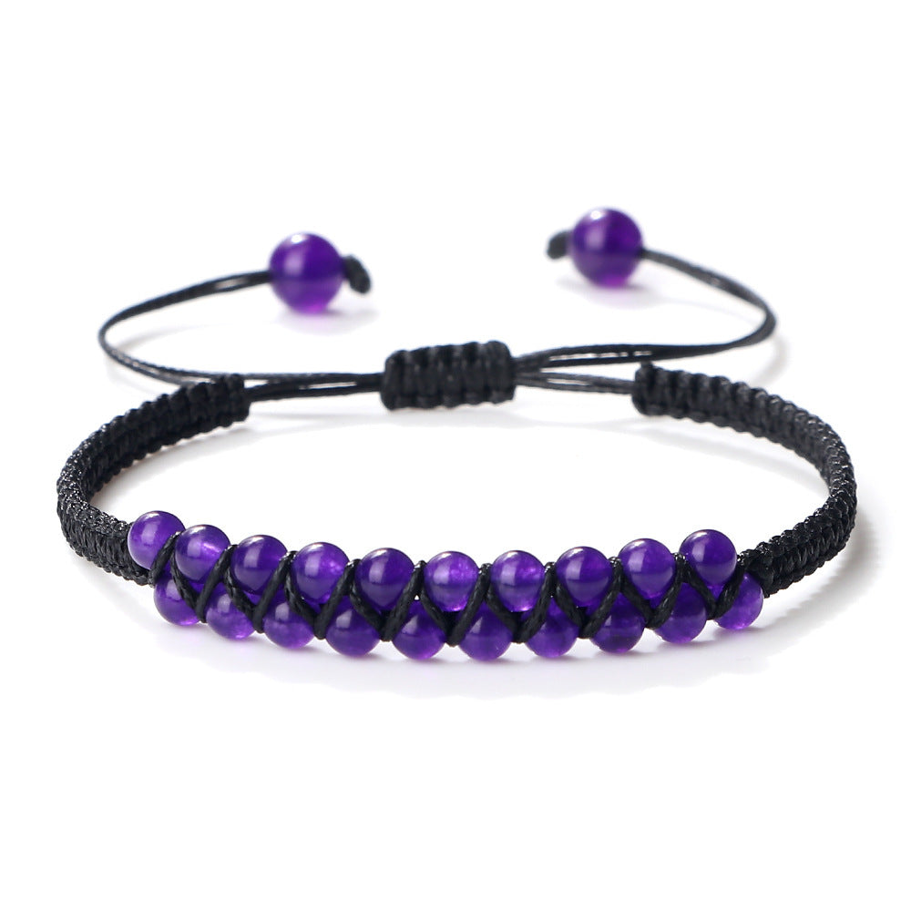 Bohemian Style Fashion Accessories Friendship Rope Bracelet Double Row Beads