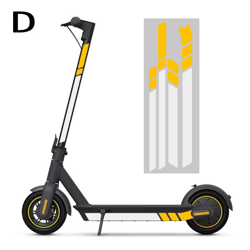 Adhesivo Reflectante Max G30 Para Scooter Nº 9