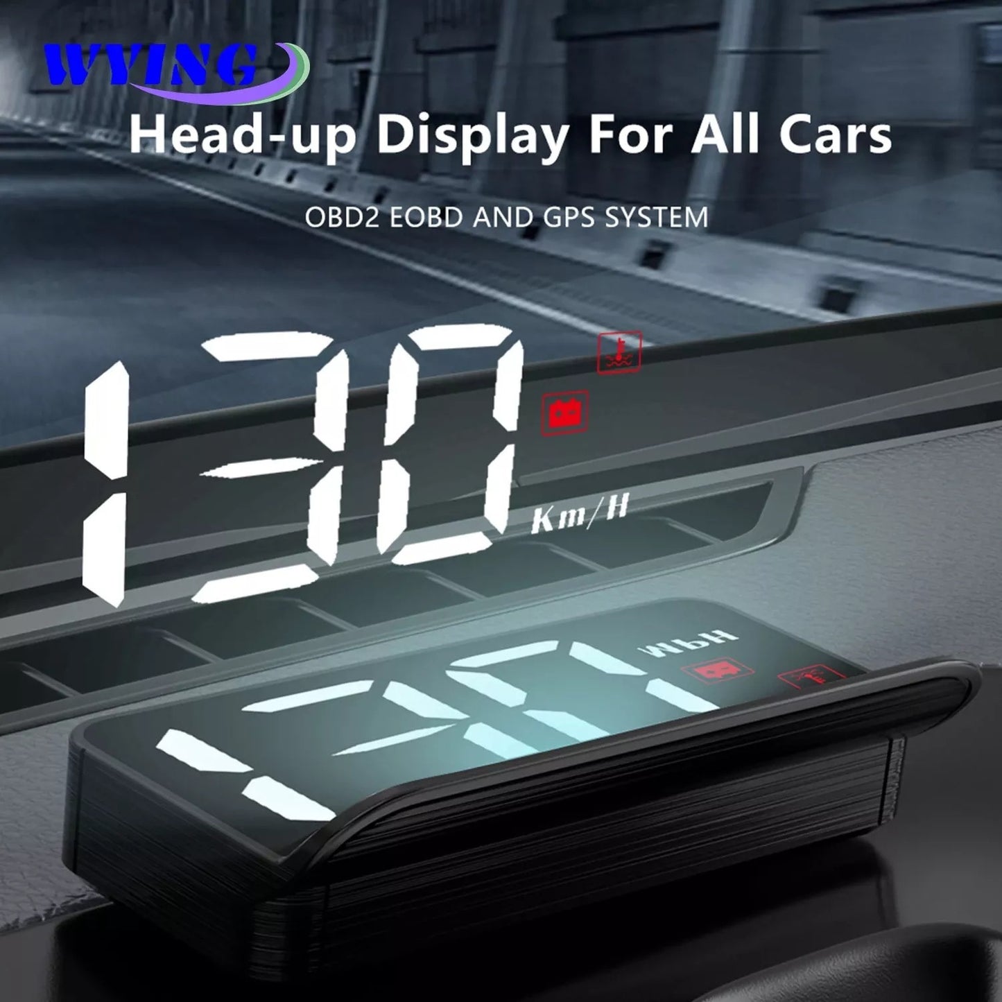 M3 Car OBD2 GPS Head-Up Display Pantalla de proyector HUD para automóvil
