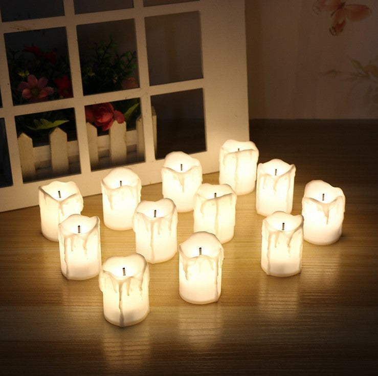 Bougie Larmes LED Bougie Électronique Larmes Bougie Barre De Mariage Bougie Décorative Bougie De Noël
