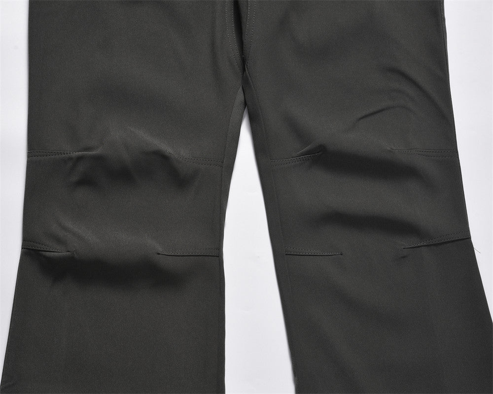 Fashion American Solid Color Casual Pants Men