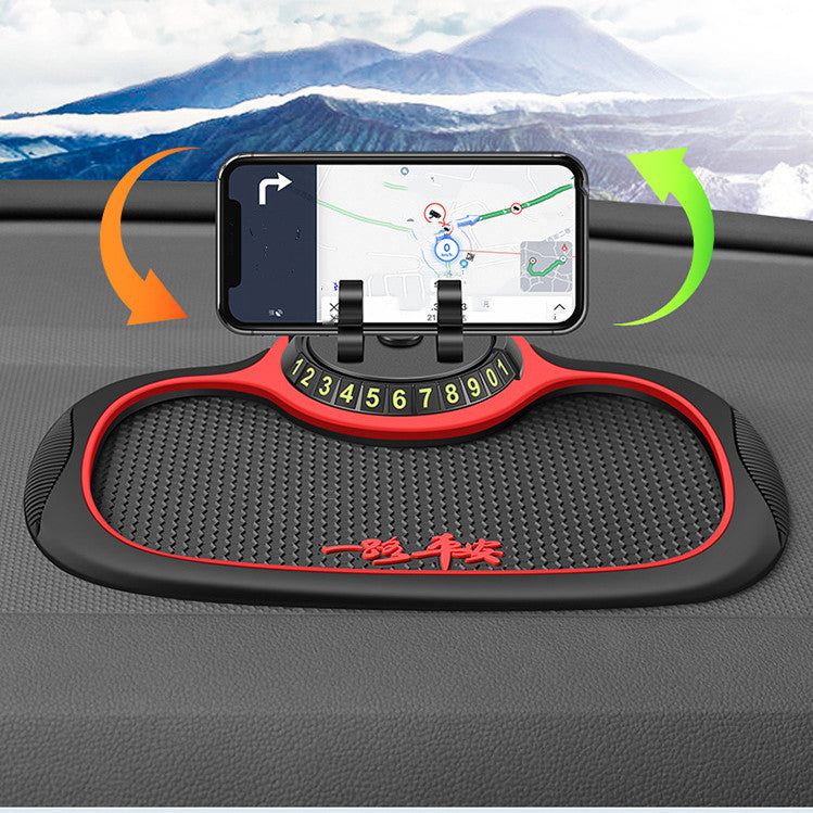 Accessoires de voiture, support de téléphone portable pour tableau de bord, tapis antidérapant