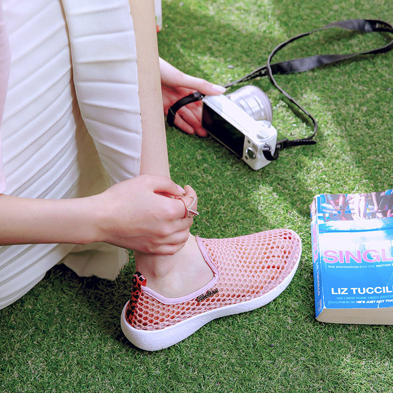 Zapatos sencillos de malla Zapatillas ligeras