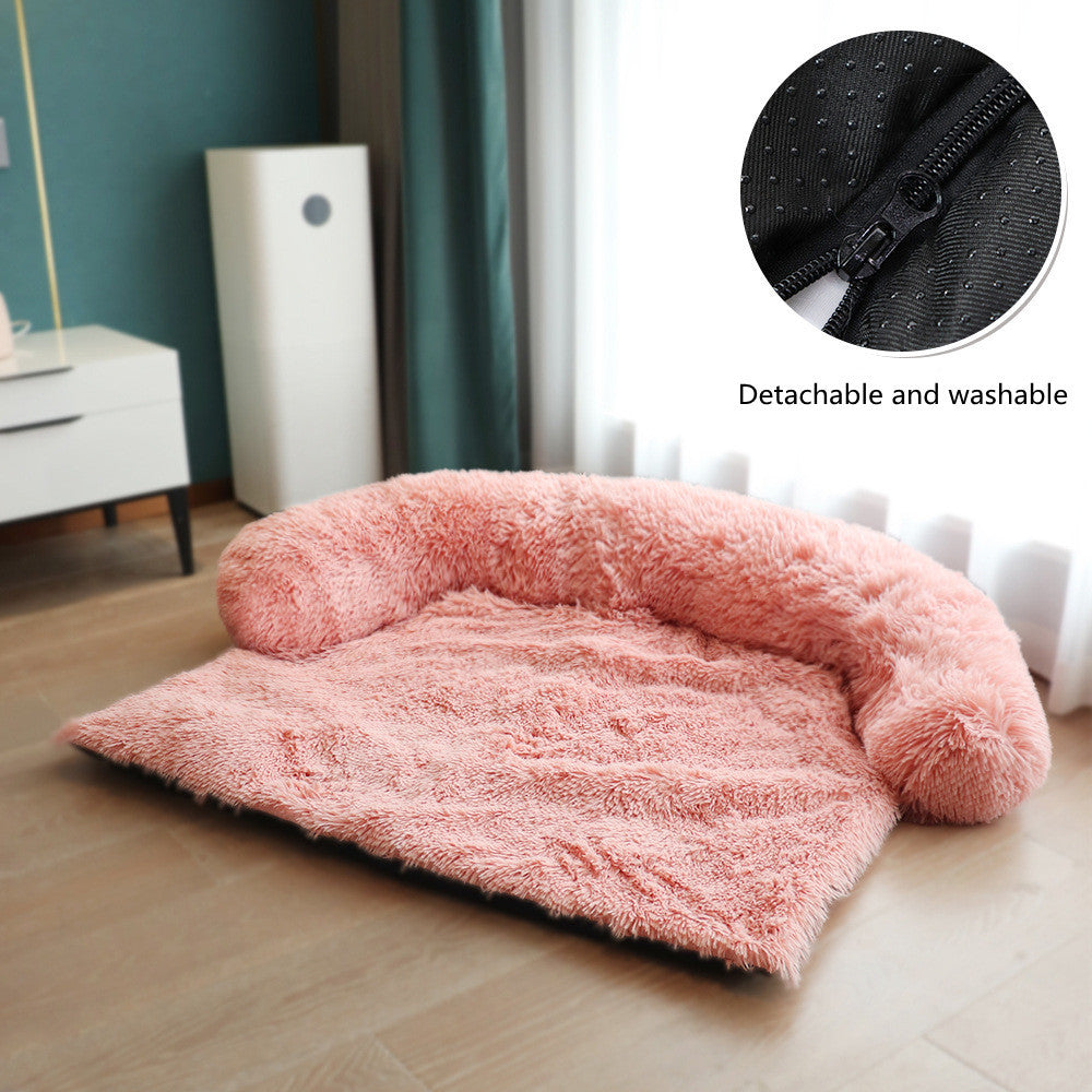 Tapis amovible pour chien, canapé, lit pour chien, couverture douce, coussin lavable pour la maison, tapis chaud pour lit de chat, protection de sol de voiture