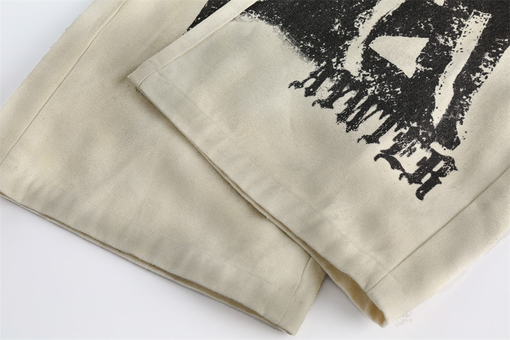 Doberman Pinscher Printed Trousers Men's Hip Hop Loose