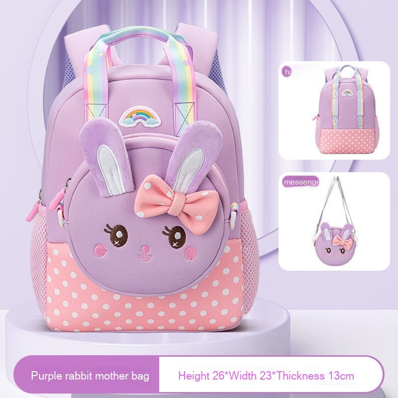 Mode dessin animé étudiant bambin cartable réduction de la charge colonne vertébrale Protection sac à dos