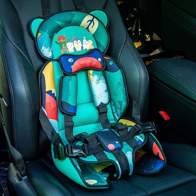 Siège de sécurité pour enfants, chaise de salle à manger pratique pour voiture, siège de sécurité amovible et lavable pour bébé