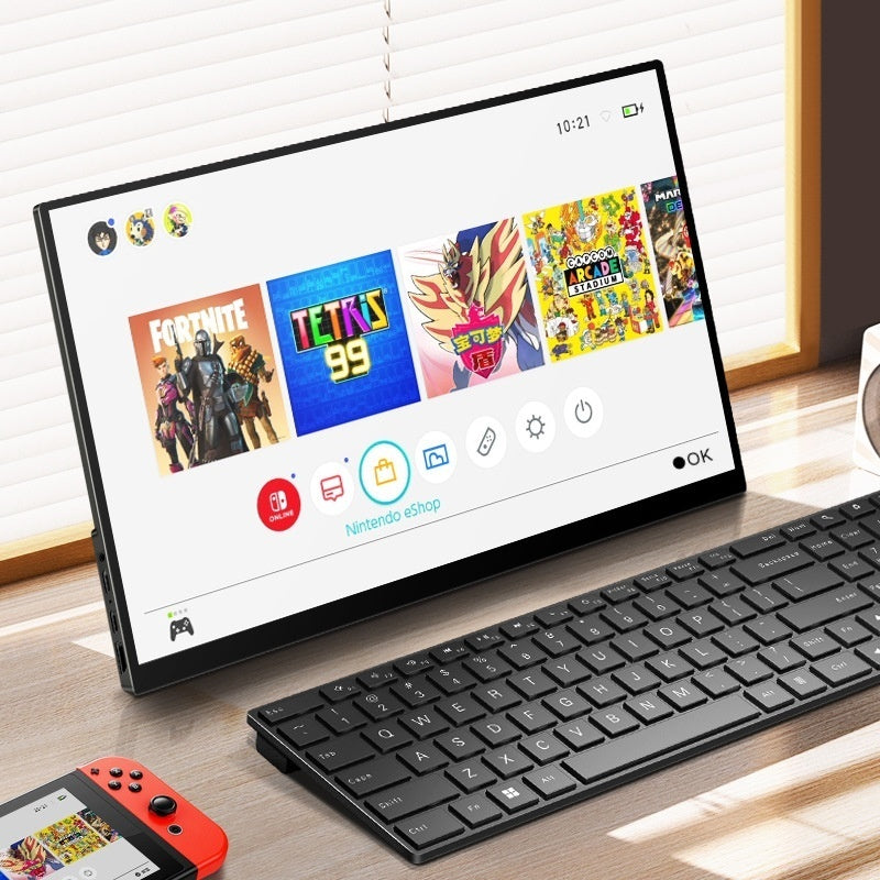 Écran d'extension externe de jeu d'ordinateur de téléphone portable de moniteur portatif de contact