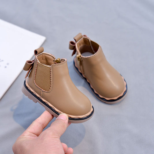 Bottes Martin Smoke Tube à nœud papillon pour filles