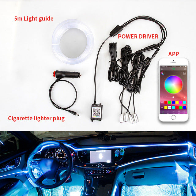 One For Five Car Voice Control Atmosphere Light