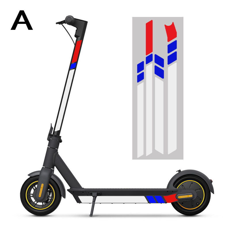 Adhesivo Reflectante Max G30 Para Scooter Nº 9