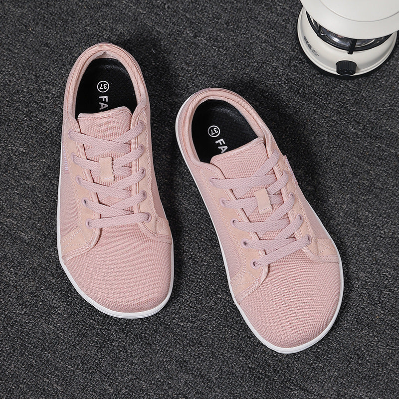 Chaussures décontractées à la mode en maille à bout large