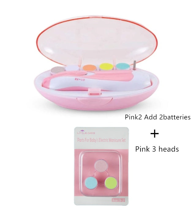 Polisseuse à ongles électrique multifonctionnelle anti-rayures pour bébé