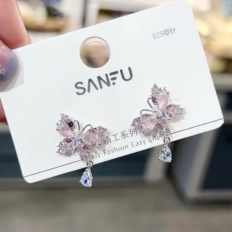 High Sense Light Luxury Temperament New Summer Exquisite Special Interest Earrings Women