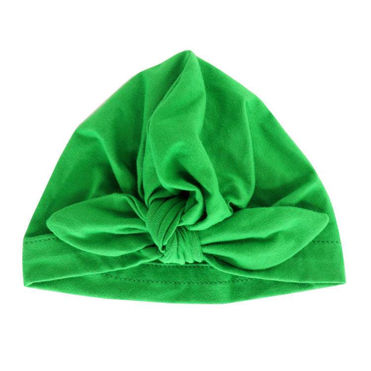 Fournitures pour bébé Fournitures pour bébé Couvre-chef noué de couleur unie