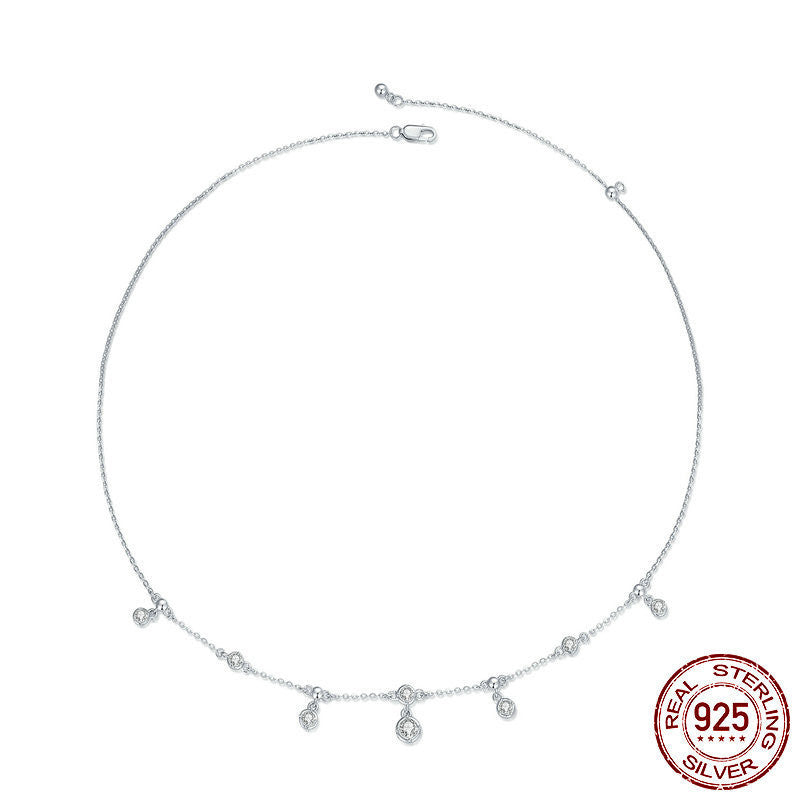 Collier à pampilles en forme de cœur, de luxe et à la mode, à prix abordable, pour femmes
