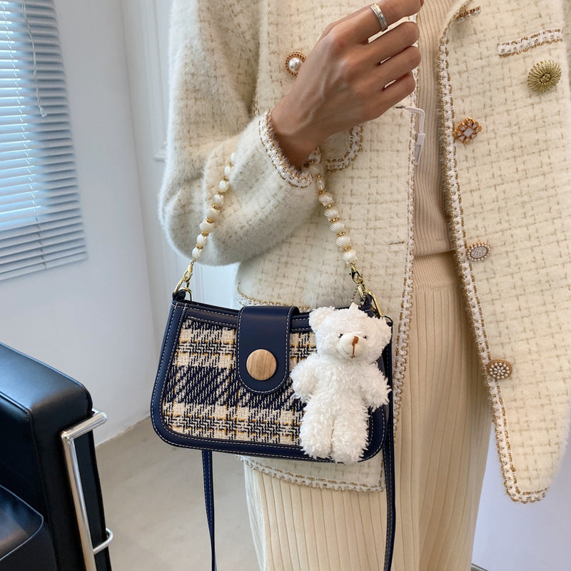 New Shoulder Bag Girls' Casual Messenger Bag Pendant